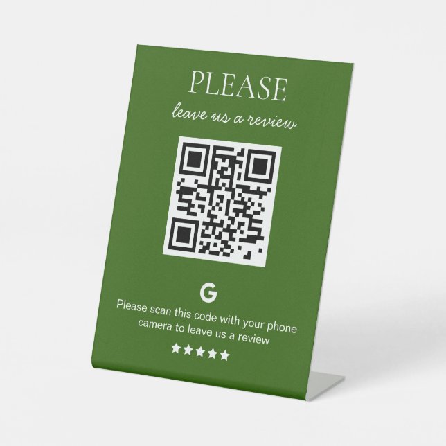 Expositor En L Código QR de negocios Revisión de Google (Anverso)