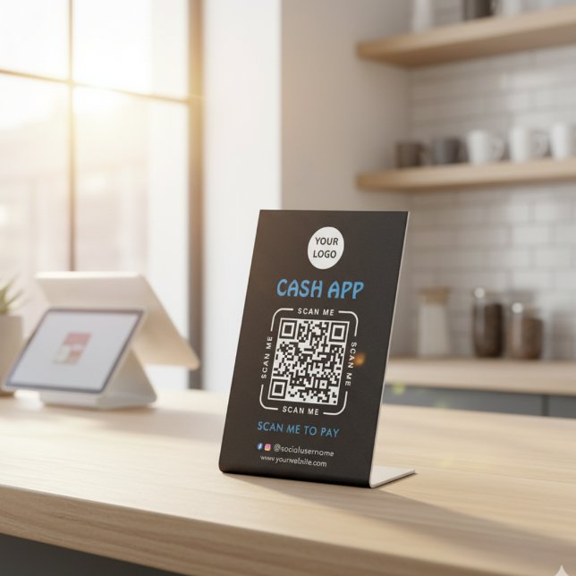Expositor En L Código QR de pago de Cash App Escanear para pagar  (Subido por el creador)
