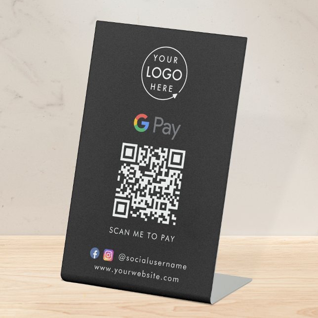 Expositor En L Código QR de pago de Google | Pago sin contacto ne (Subido por el creador)