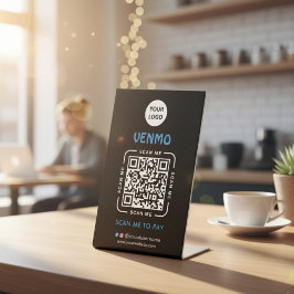 Expositor En L Código QR de pago de Venmo | Escanea para pagar co