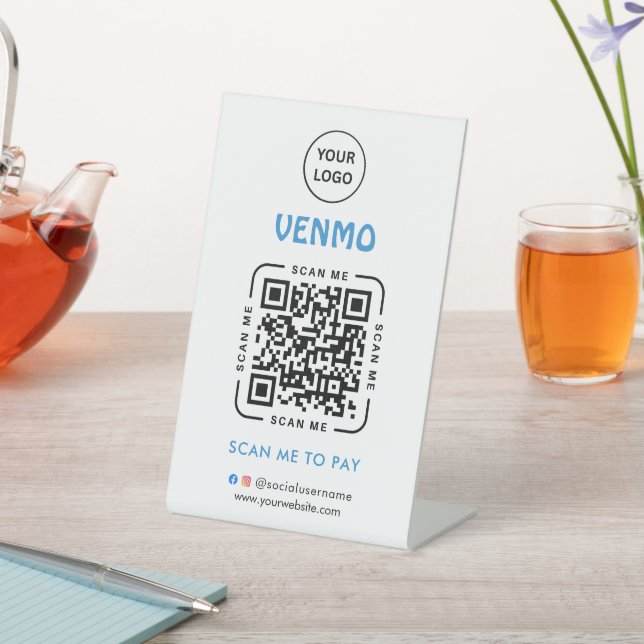 Expositor En L Código QR de pago de Venmo | Escanea para pagar co (In Situ)