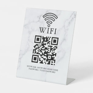 Expositor En L Código QR de red Wifi empresarial personalizado