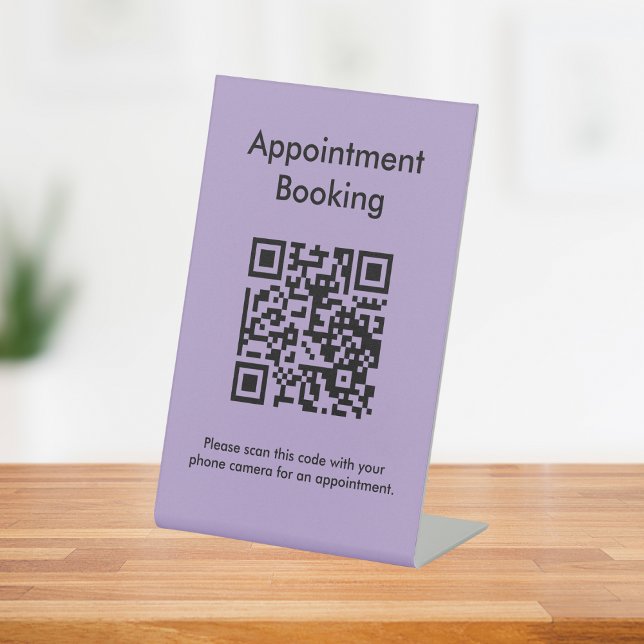 Expositor En L Código QR de reserva de cita (Subido por el creador)
