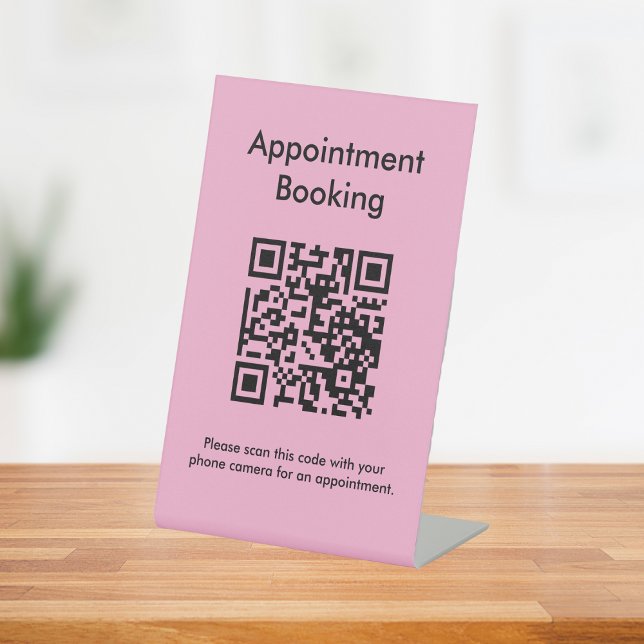Expositor En L Código QR de reserva de cita (Subido por el creador)