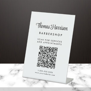 Expositor En L Código QR de script de firma empresarial