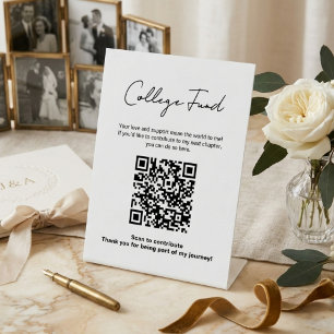 Expositor En L Código QR del Fondo Universitario para Graduación 
