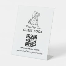 Código QR del Libro de Invitados de Boda Digital