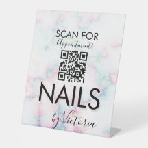 Código QR para citas en Marble Nail Salon  