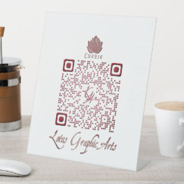 Expositor En L Código QR para uso multipropósito