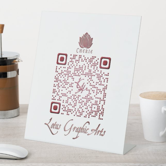 Expositor En L Código QR para uso multipropósito (In Situ)