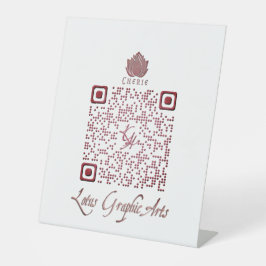 Expositor En L Código QR para uso multipropósito