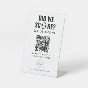 Expositor En L Código QR   Servicios empresariales de comentarios