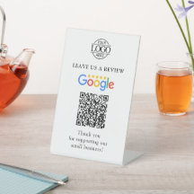 Código QR simple de reseñas personalizadas de Goog