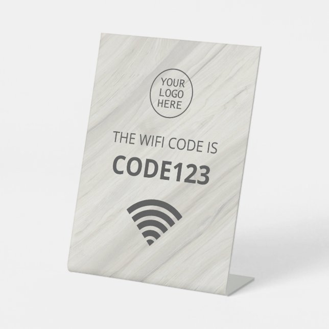 Expositor En L Código WIFI de Spa Natural QR (Anverso)
