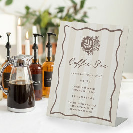 Expositor En L Coffee Bar, Cafe Drink Menu Sign