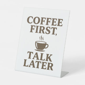 Expositor En L Coffee First Talk Later Vintage Coffee Lover