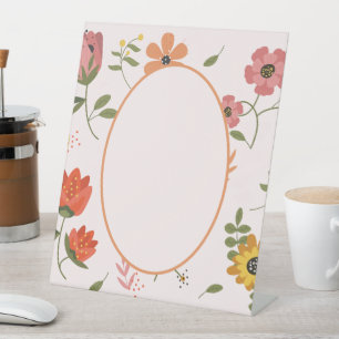 Expositor En L colección de flores