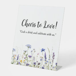 Expositor En L Colección nupcial de Regency Blue Wildflower Regen