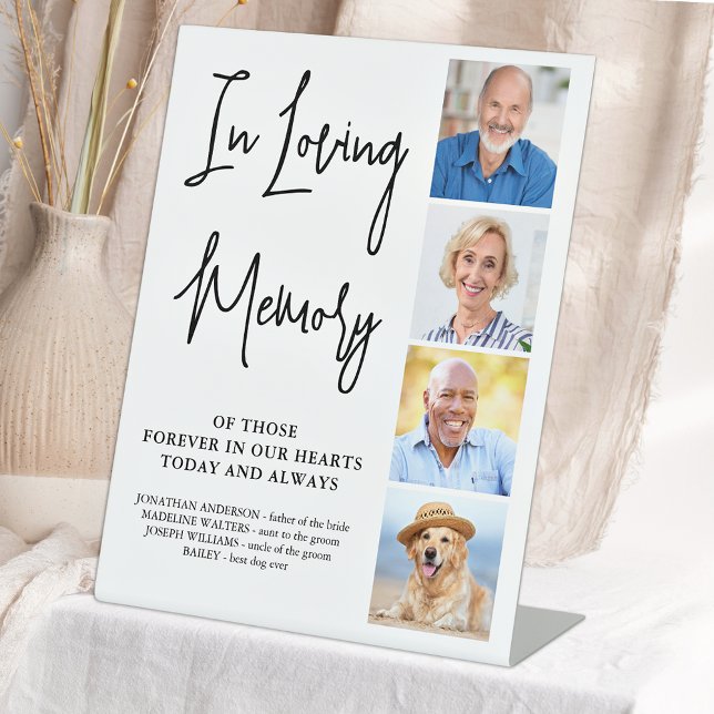 Expositor En L Collage de fotos personalizado en memoria de los B (Subido por el creador)