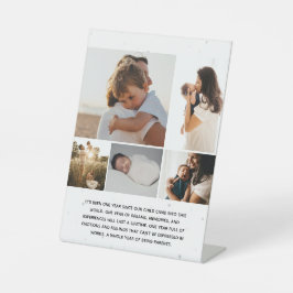 Expositor En L Collage de fotos simple con mensaje Personalizado