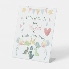 Expositor En L Color de agua de los dinosaurios cúrcuma Baby Show