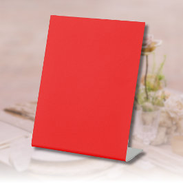 Expositor En L Color rojo sólido | Clásica | Elegante | Trendy