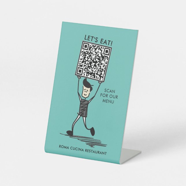 Expositor En L Comamos el código QR (Anverso)