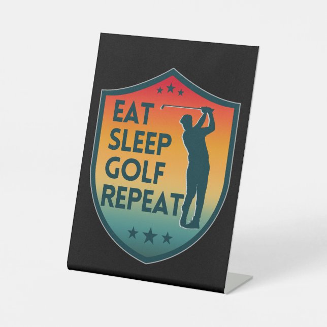 EXPOSITOR EN L COMER DORMIR GOLF REPETIR (Anverso)