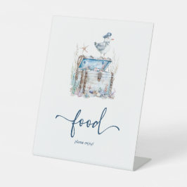 Expositor En L Comida de Baby Shower Náutico Ahoy