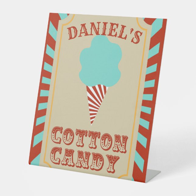 Expositor En L Comida de la fiesta de cumpleaños del Circo (Anverso)