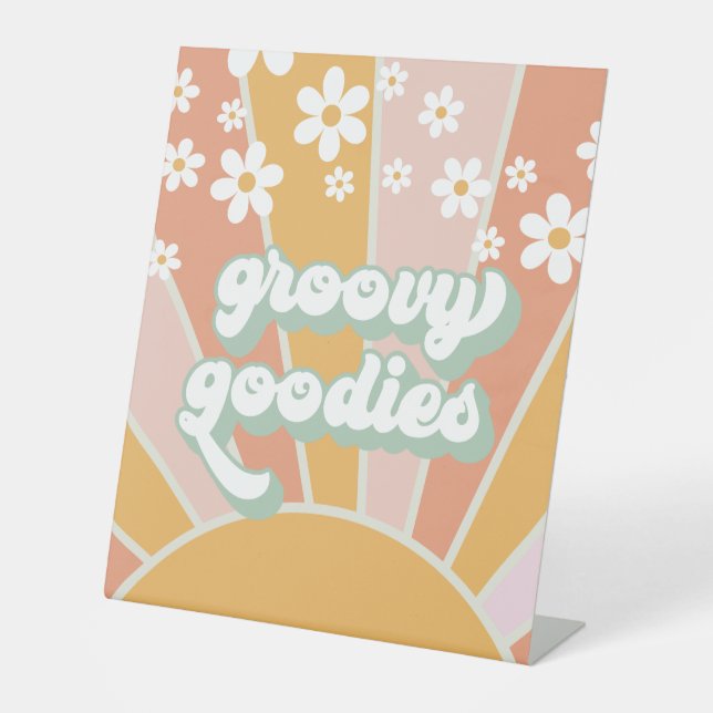 Expositor En L Comida Retro Sunshine Groovy Goodies (Anverso)