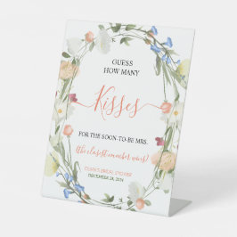 Expositor En L CÓMO MUCHOS Besos Rótulo