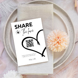 Expositor En L Compartir el código QR del Boda de amor Photo Shar