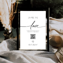 Expositor En L Compartir el código QR del Boda de amor Photo Shar
