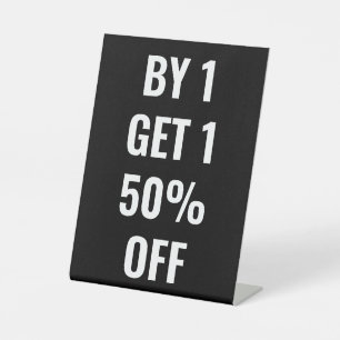 EXPOSITOR EN L COMPRA UNO SE RECIBE UN 50%