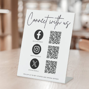 Expositor En L Conéctate Con El Negocio De Código QR De Medios So