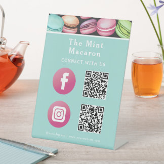 Expositor En L Conéctate Con Nosotros | Moneda de Macaron frances