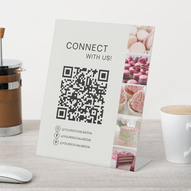 Expositor En L Conéctese con nosotros Código QR Panadería Pastele (In Situ)