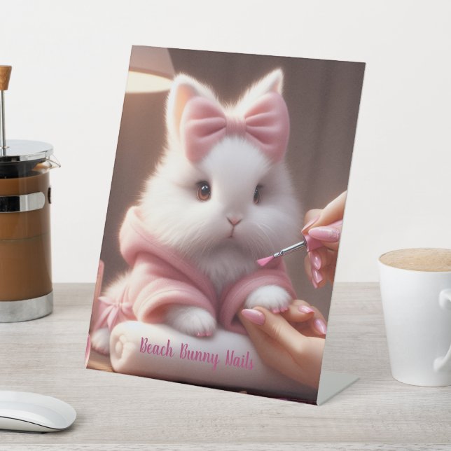 Expositor En L Conejo Bling Rosa (In Situ)