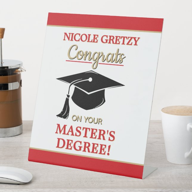 Expositor En L Congrats! Master's Degree Graduation  (In Situ)