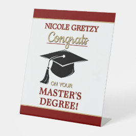 Expositor En L Congrats! Master's Degree Graduation 