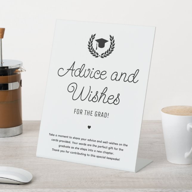 Expositor En L Consejos y deseos de graduación simple y personali (In Situ)