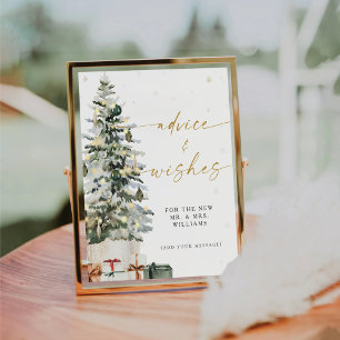 Expositor En L Consejos y deseos de Navidades de pinos Pedestal