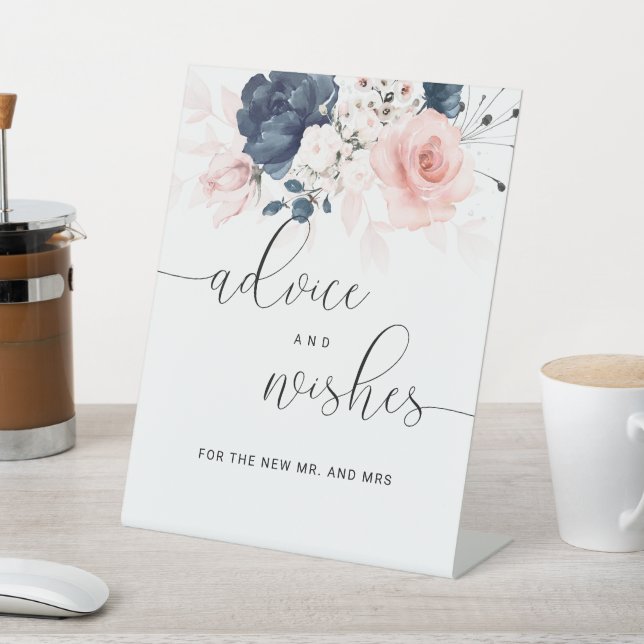 Expositor En L Consejos y deseos del Boda rosa de la Marina Azul  (In Situ)