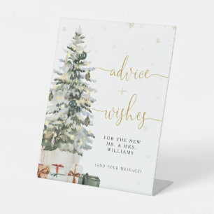 Expositor En L Consejos y Deseos para el Árbol de Navidad Pedesta