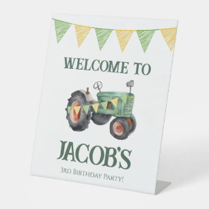 Expositor En L Consigue tu cumpleaños de los chicos de Tractor
