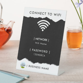 Expositor En L Contraseña de WIFI personalizada de la red
