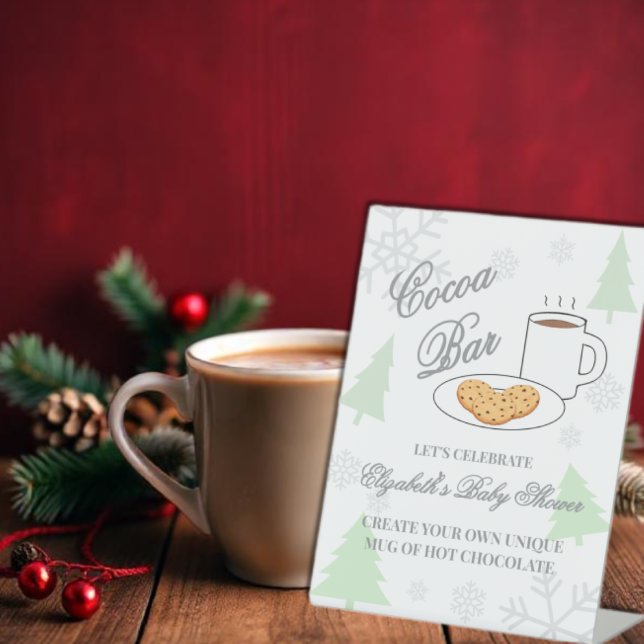Expositor En L Cookies & Cocoa Baby Shower (Subido por el creador)
