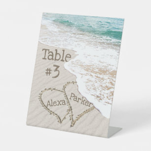 Expositor En L Corazones de Playa del Océano