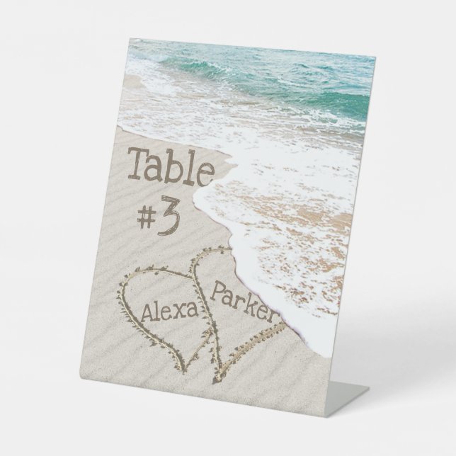 Expositor En L Corazones de Playa del Océano (Anverso)